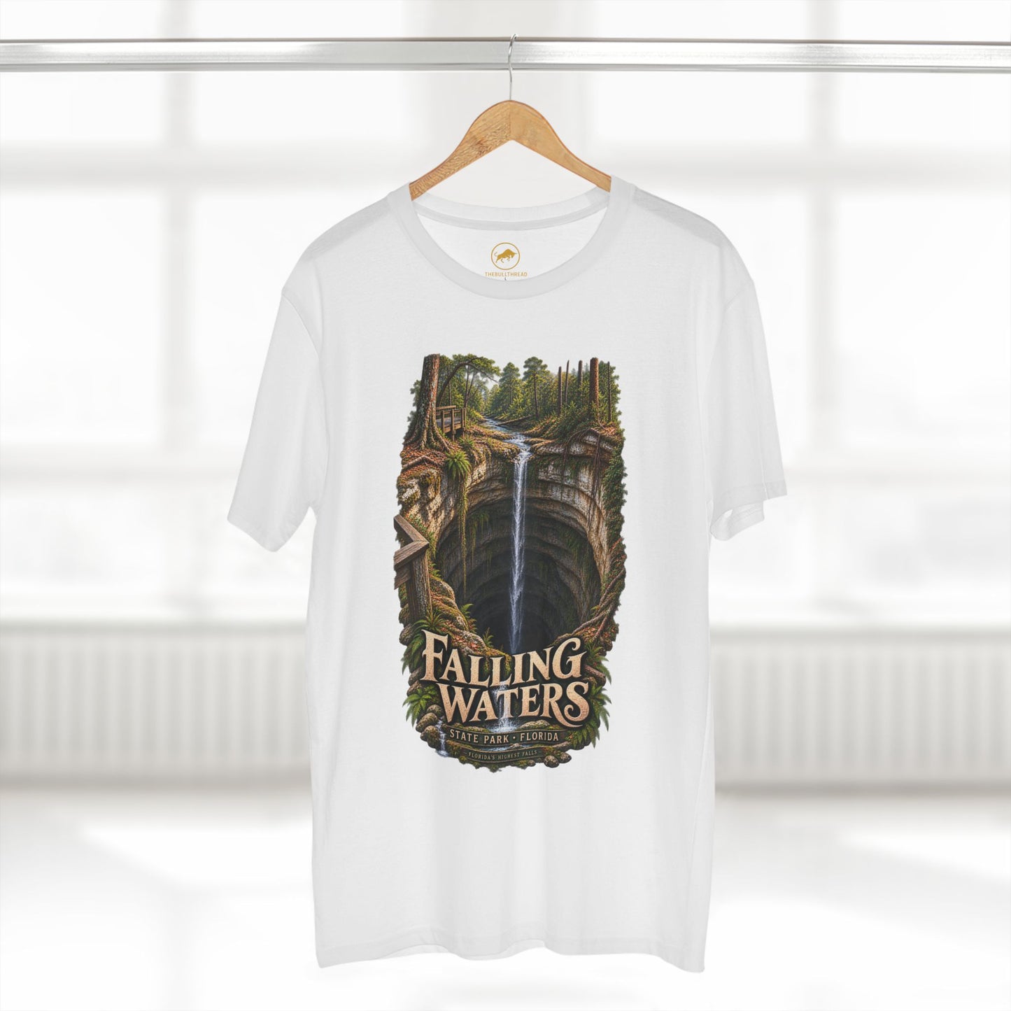 Falling Waters State Park T-Shirt, Floridas Highest Waterfall & Sinkhole Graphic Tee