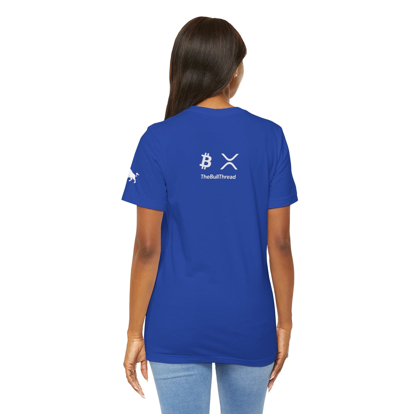 Premium Crypto Tee – HODL Stake Repeat Minimalist Streetwear by TheBullThread