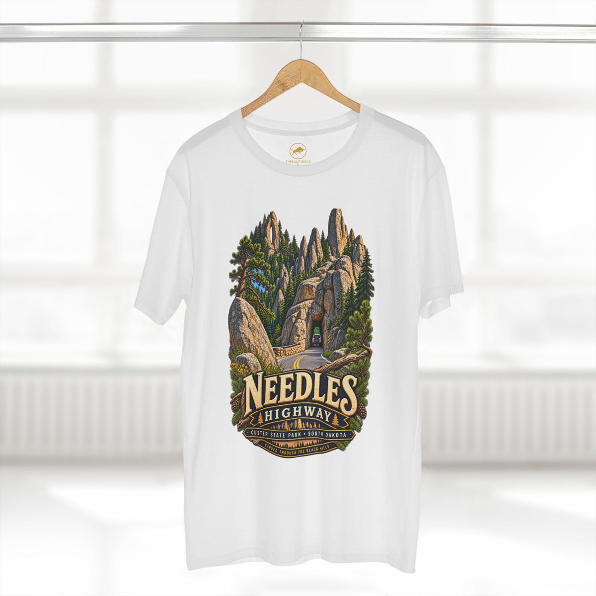 Needles Highway T-Shirt, Custer State Park South Dakota, Black Hills Scenic Road Souvenir.
