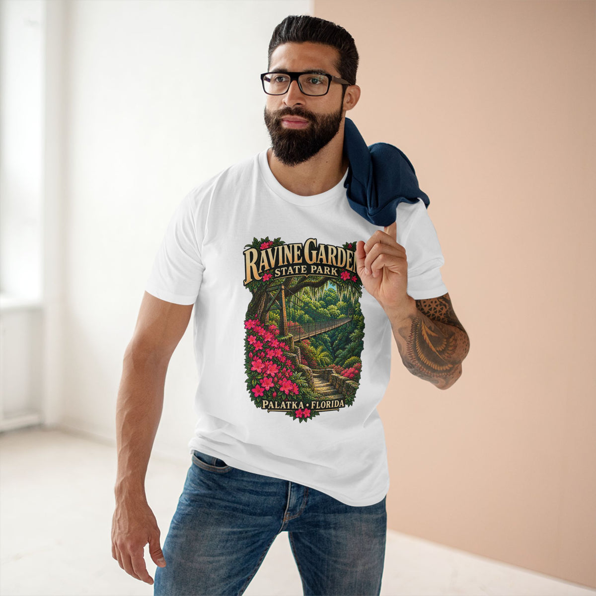 Ravine Gardens State Park Shirt - Palatka Florida Azalea Bridge Graphic Tee.
