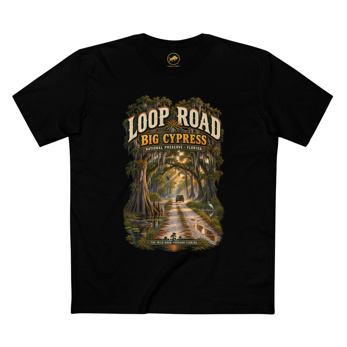 Big Cypress National Preserve Shirt, Loop Road Florida Tee, Everglades Alligator T-Shirt, Vintage Swamp Road Trip Gift.
