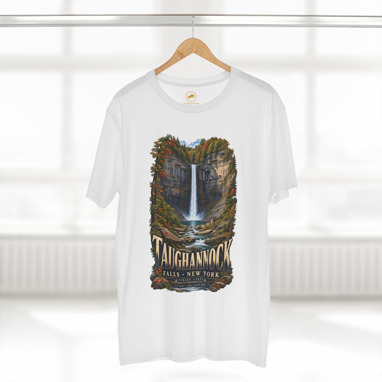 Taughannock Falls Shirt, Finger Lakes New York Tee, Upstate NY Waterfall State Park, Cayuga Lake Hiking Gift.