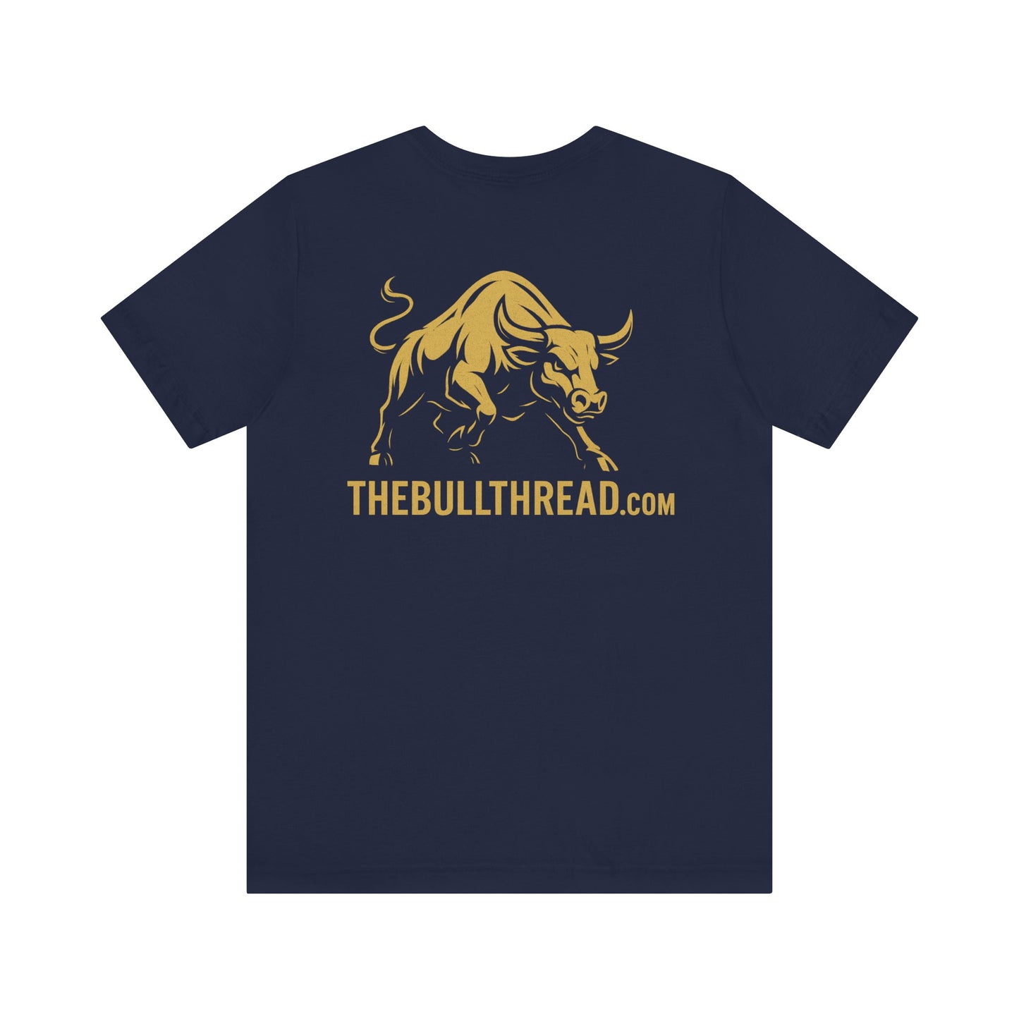 Premium Gold Motivational Streetwear Tee by The BullThread | Job Pays the Bills Business Pays the Lifestyle | Luxury Investor Shirt