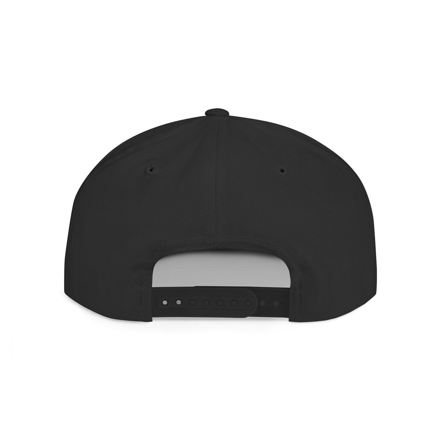 Premium Embroidered Snapback Hat - 6089M Flat-Bill Crypto Cap by TheBullThread