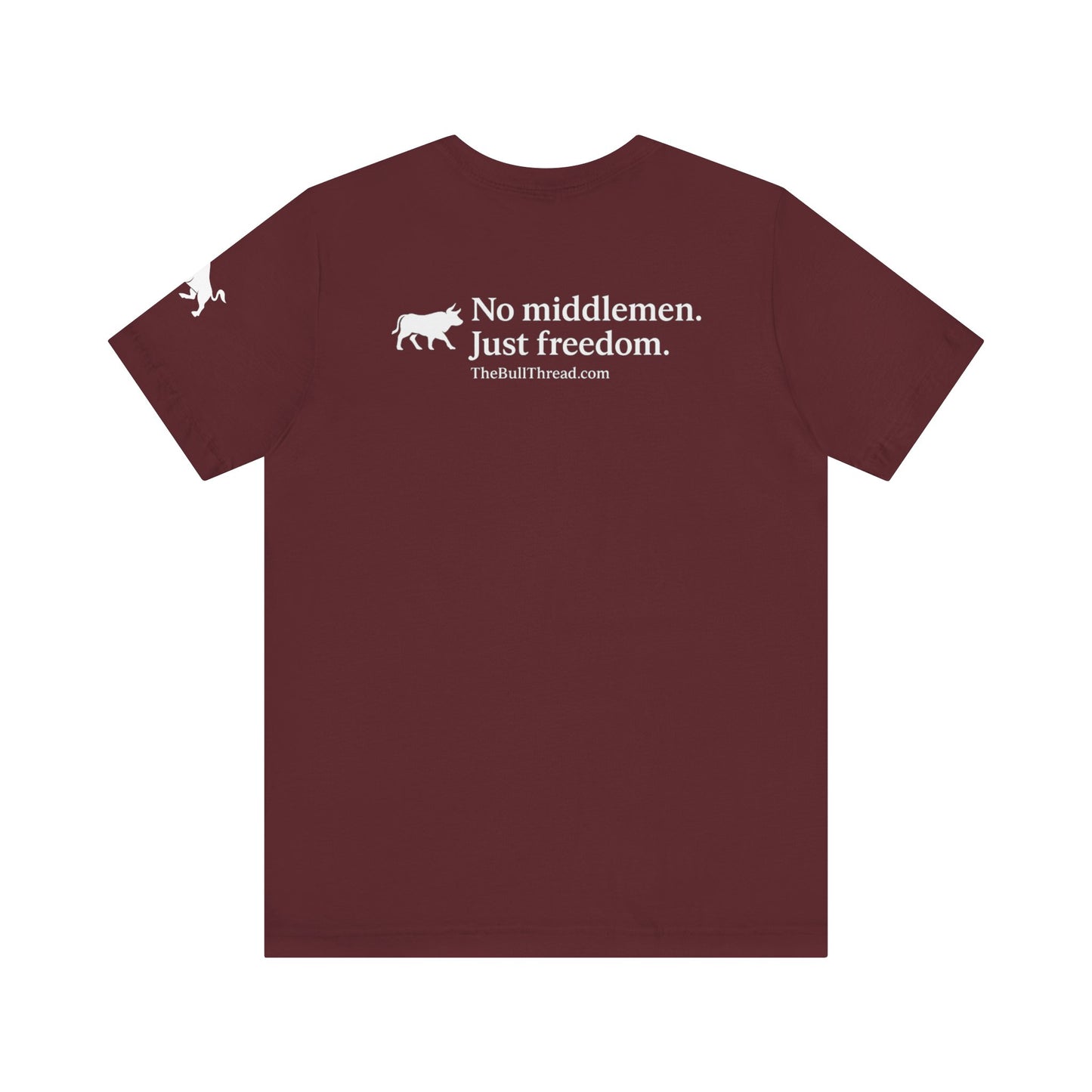 Premium XRP Investor Shirt - Decentralized Royalty Bull Sleeve Design by TheBullThread