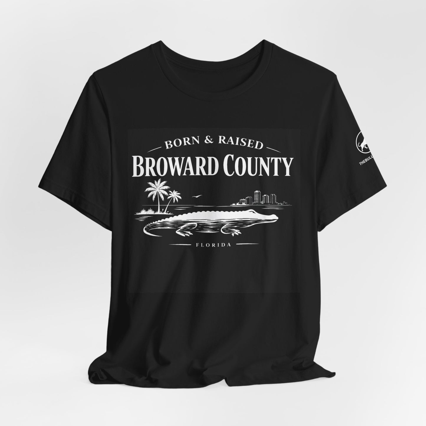 Broward County Born & Raised Shirt, South Florida Gator Tee, 954 Florida Local Shirt, Fort Lauderdale Beach, Premium Streetwear