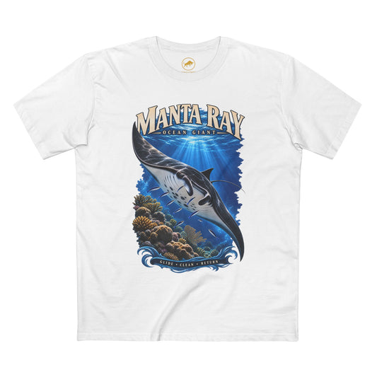 Giant Manta Ray Shirt, Ocean Wildlife Tee, Scuba Diving & Marine Biology Gift.