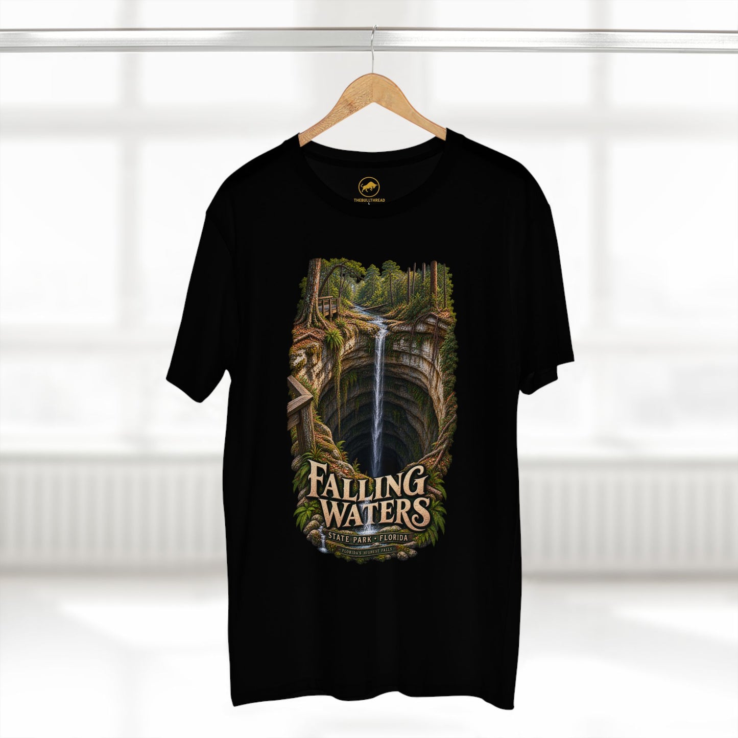 Falling Waters State Park T-Shirt, Floridas Highest Waterfall & Sinkhole Graphic Tee