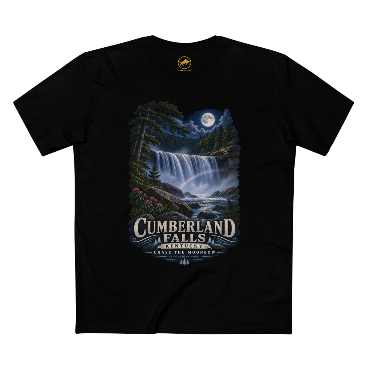 Cumberland Falls Kentucky Shirt, Moonbow Waterfall T-Shirt, Appalachian Nature Tee, Kentucky Hiking Gift, Vintage Outdoor Graphic.