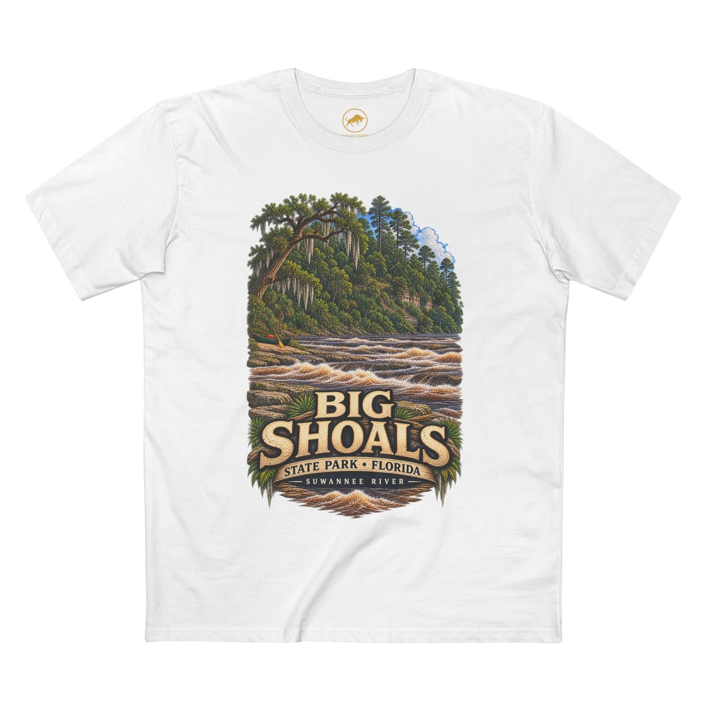 Big Shoals State Park T-Shirt - Suwannee River Florida Whitewater Adventure Tee