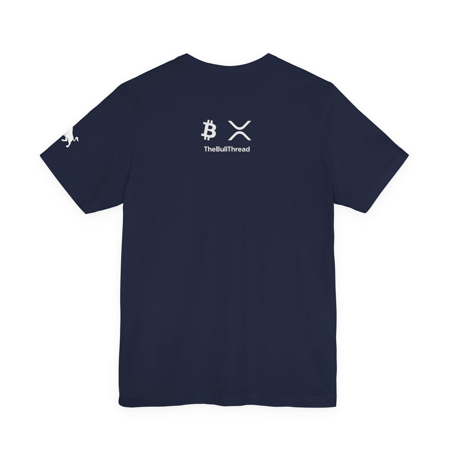 Premium Crypto Tee – HODL Stake Repeat Minimalist Streetwear by TheBullThread
