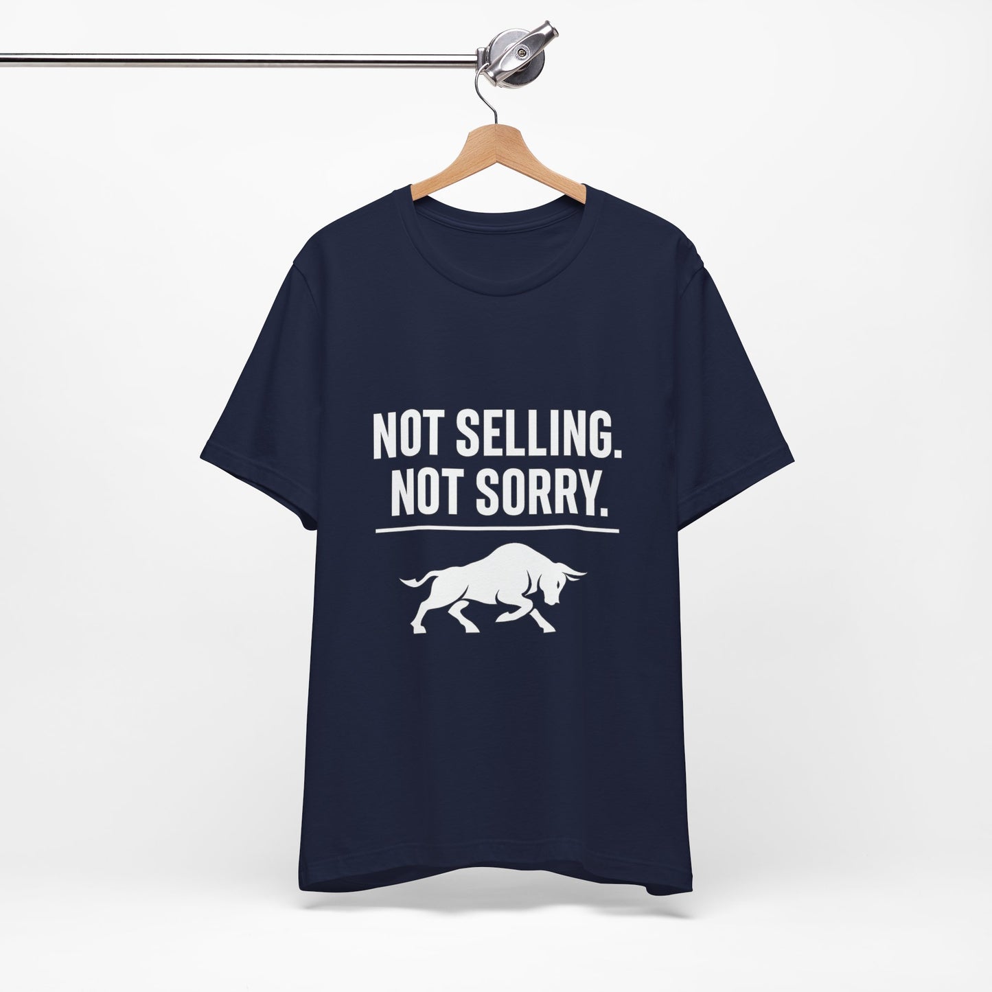 Premium Crypto Investor Shirt - Not Selling, Not Sorry Bull Market Tee by TheBullThread