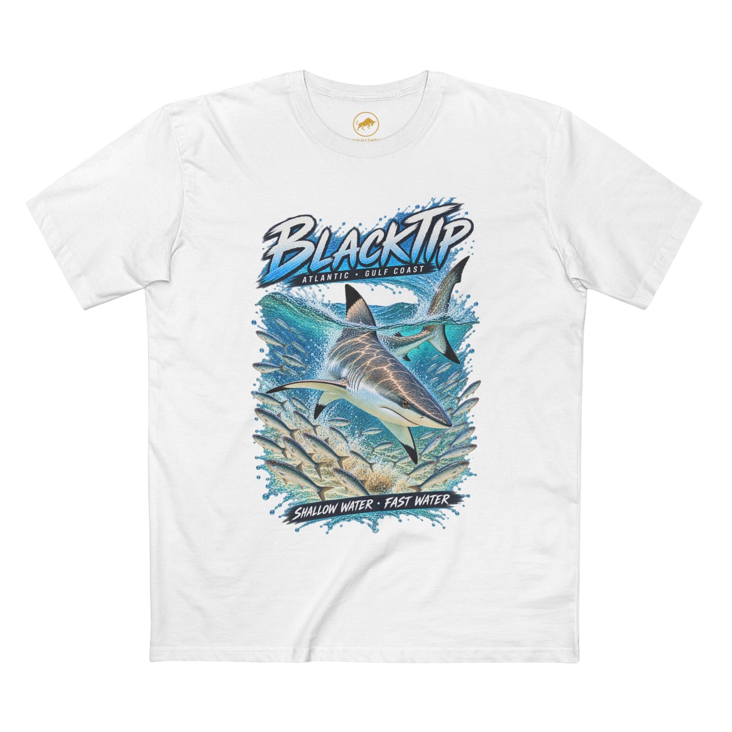 Blacktip Shark Shirt, Florida Shark T-Shirt, Atlantic Gulf Coast Tee, Marine Wildlife Shirt, Ocean Fishing Diver Gift.