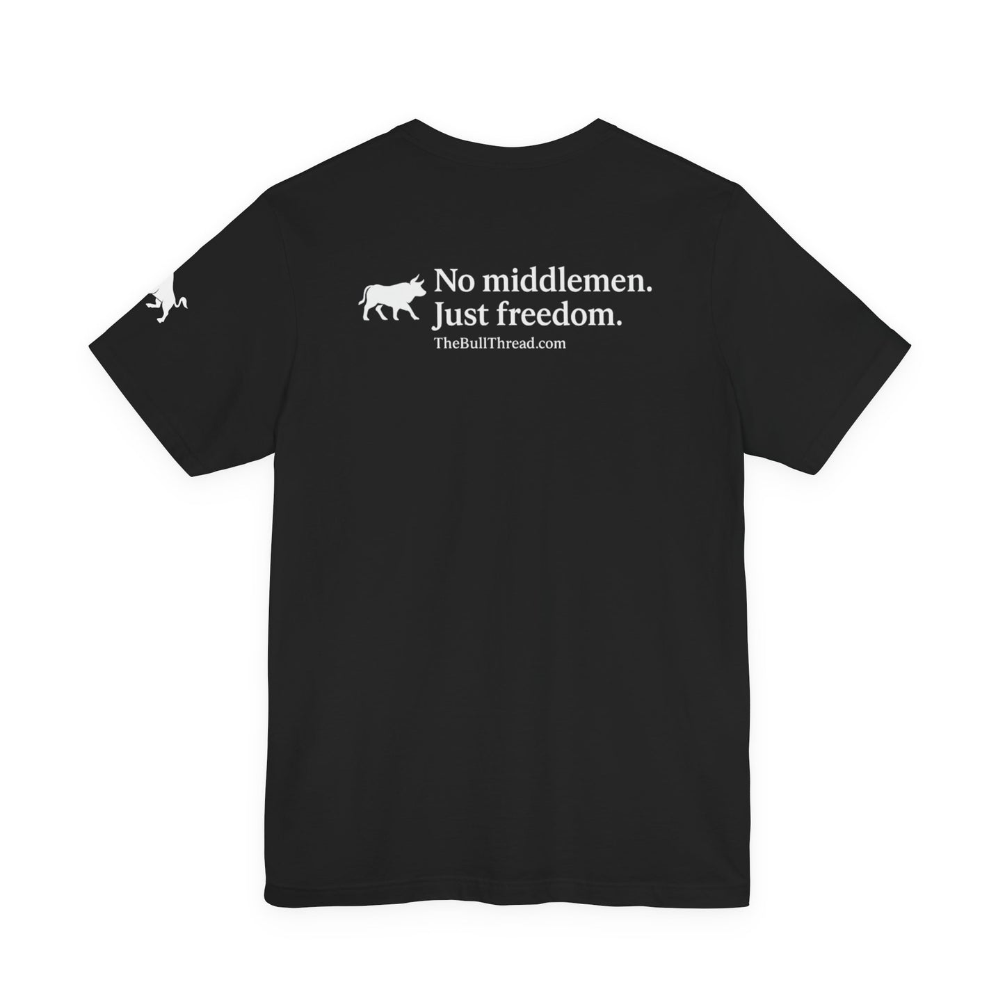 Premium XRP Investor Shirt - Decentralized Royalty Bull Sleeve Design by TheBullThread