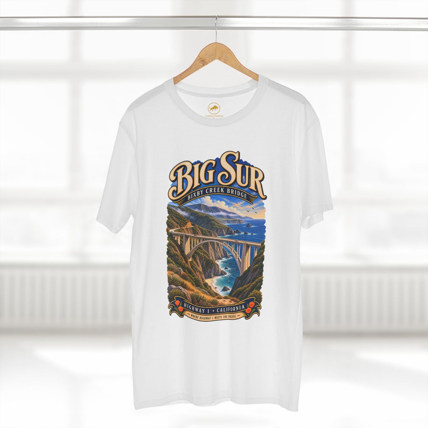 Big Sur Bixby Creek Bridge T-Shirt | California Coast Highway 1 Travel Tee.