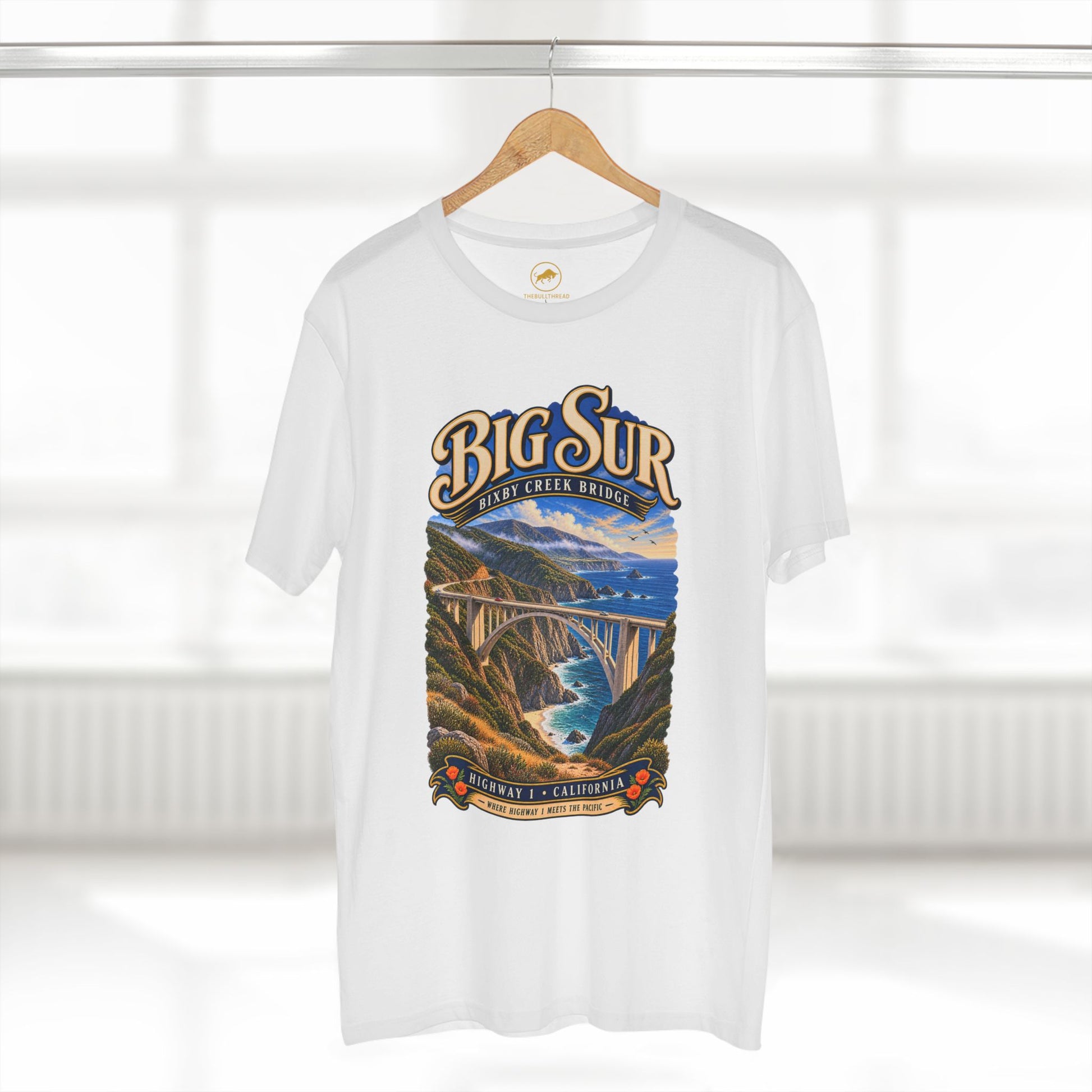 Big Sur Bixby Creek Bridge T-Shirt | California Coast Highway 1 Travel Tee.