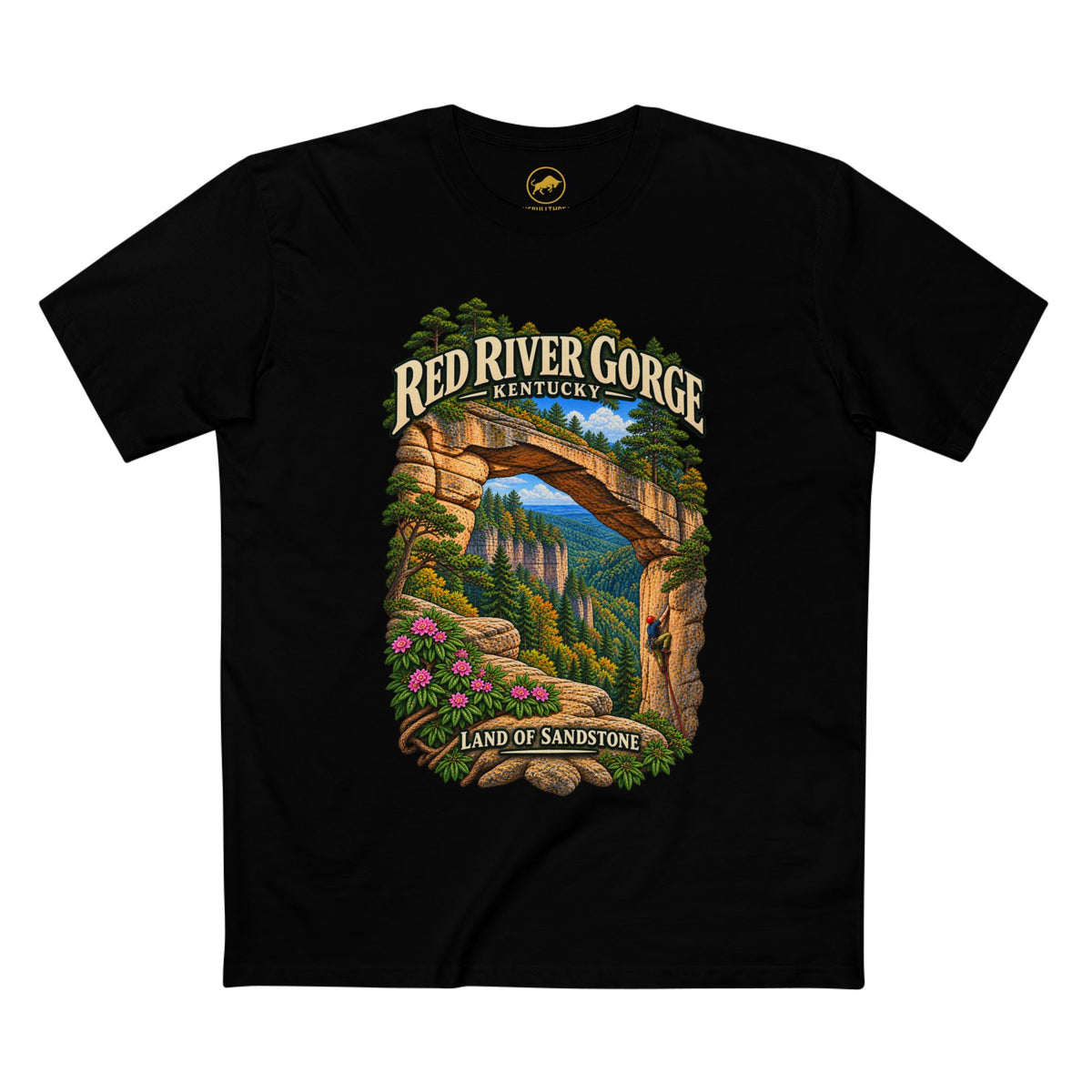 Red River Gorge Shirt, Kentucky Rock Climbing Tee, Sandstone Arch Hiking and Outdoor Gift.