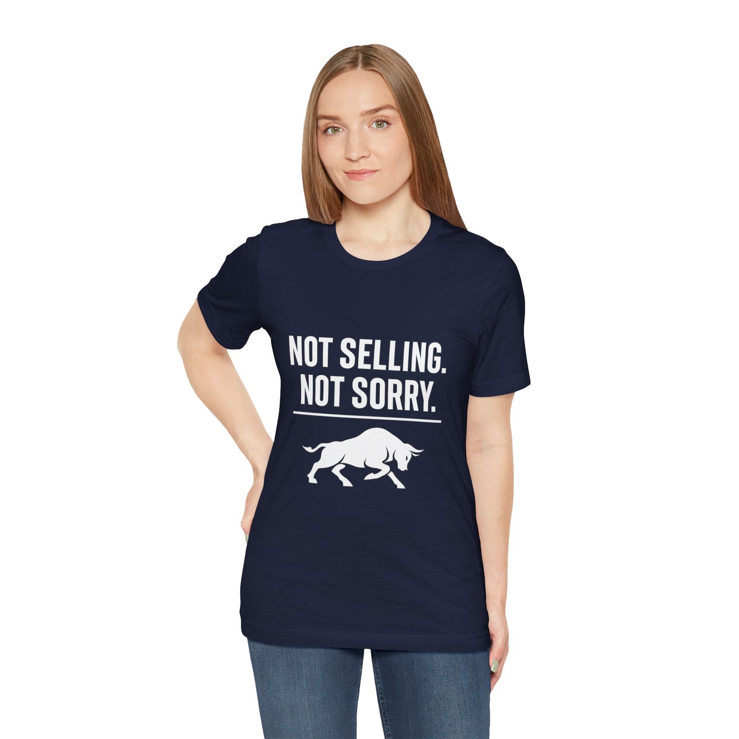 Premium Crypto Investor Shirt - Not Selling, Not Sorry Bull Market Tee by TheBullThread