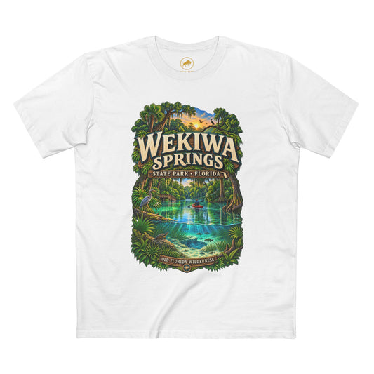 Wekiwa Springs State Park Shirt, Florida Springs Kayak Vintage Graphic Tee.
