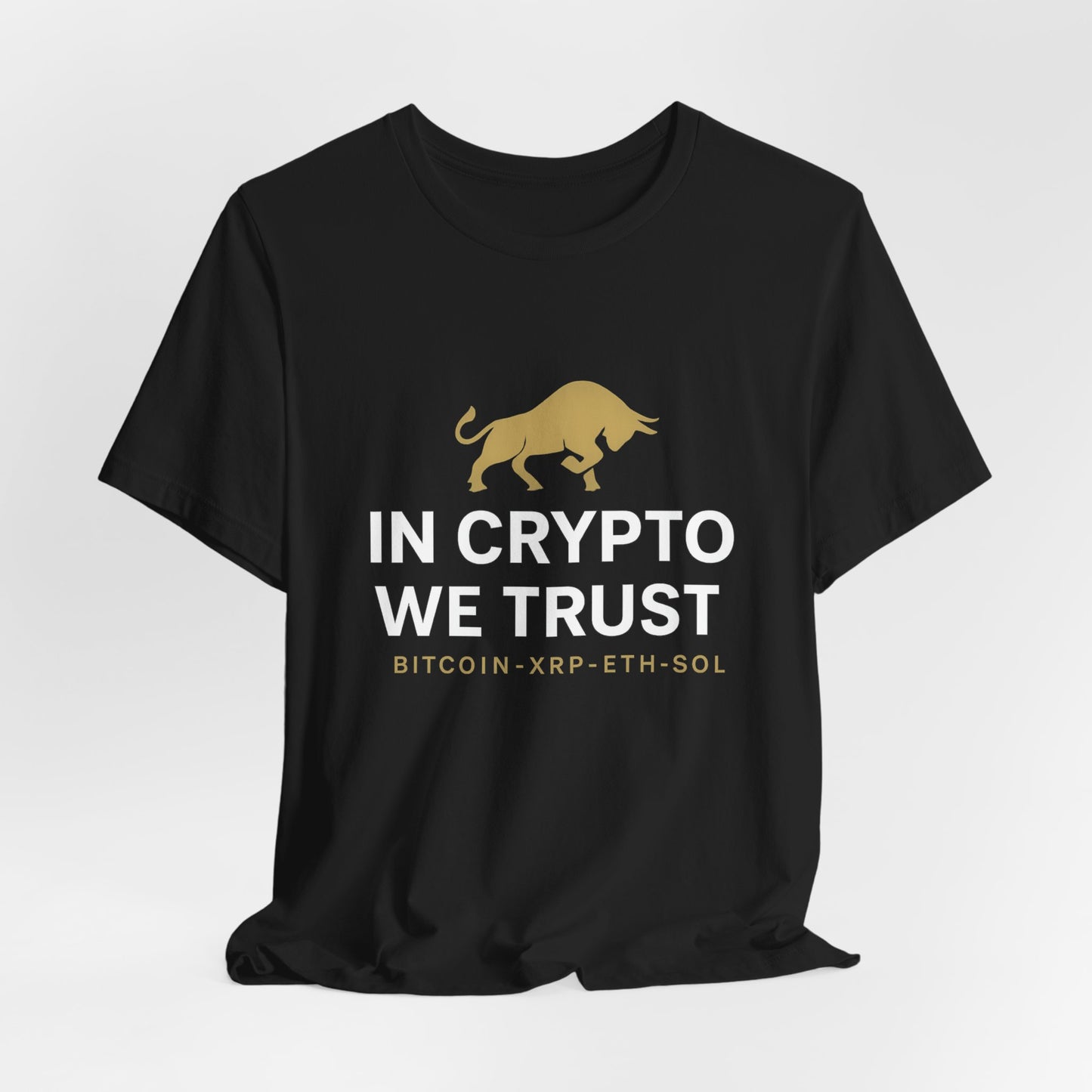 Premium Crypto Investor Shirt – In Crypto We Trust Bull Design by TheBullThread
