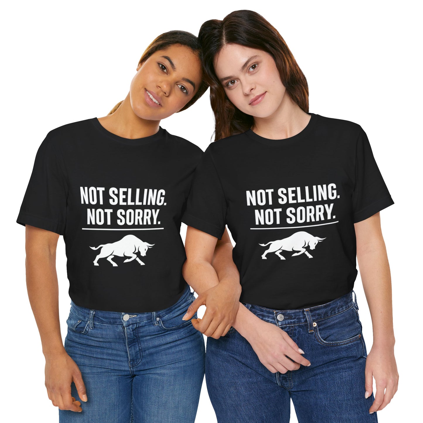 Premium Crypto Investor Shirt - Not Selling, Not Sorry Bull Market Tee by TheBullThread
