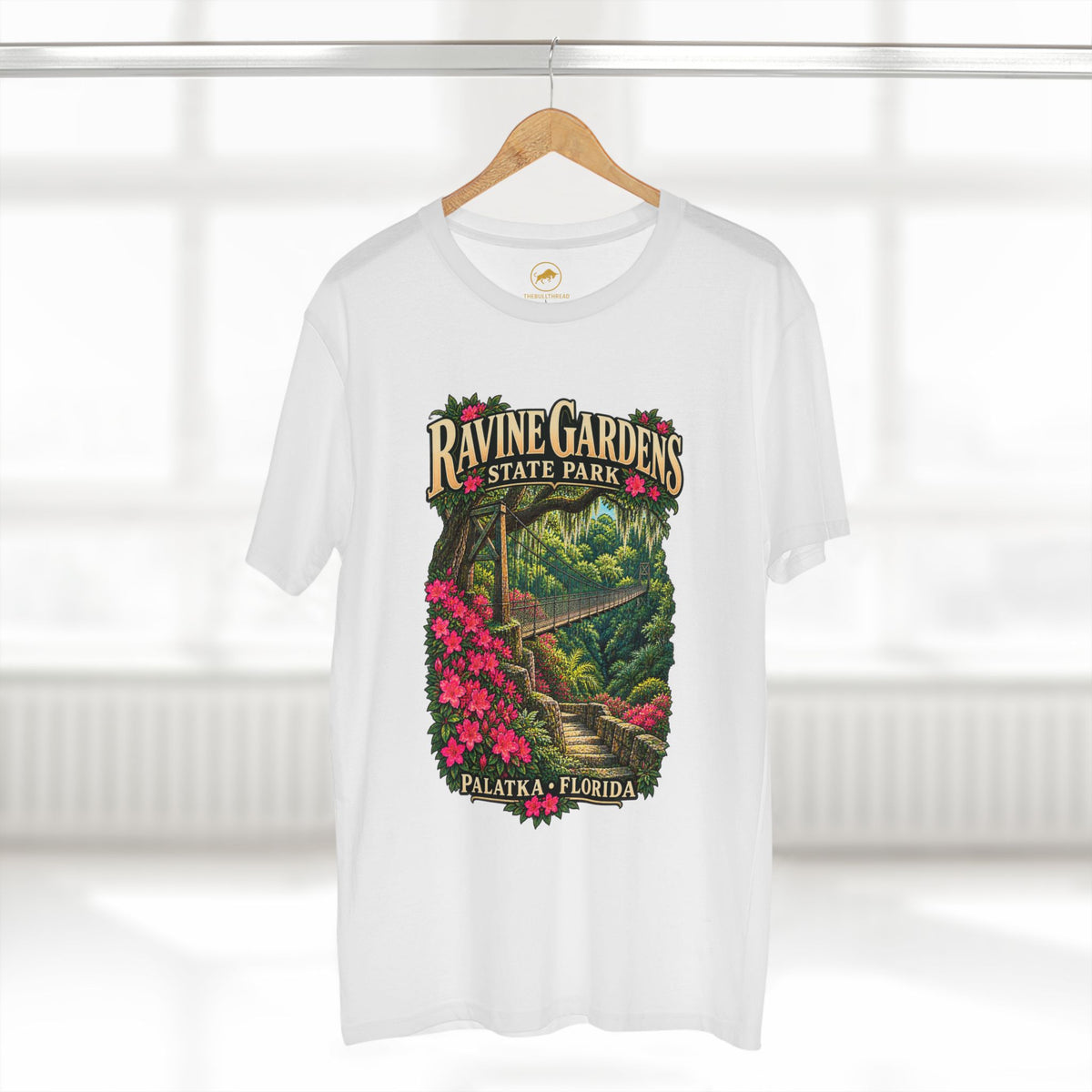 Ravine Gardens State Park Shirt - Palatka Florida Azalea Bridge Graphic Tee.