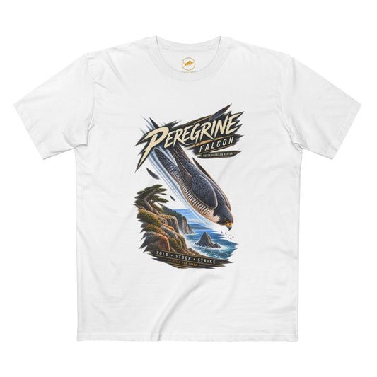Peregrine Falcon Shirt, Bird of Prey Graphic Tee, Birding Raptor Wildlife T-Shirt