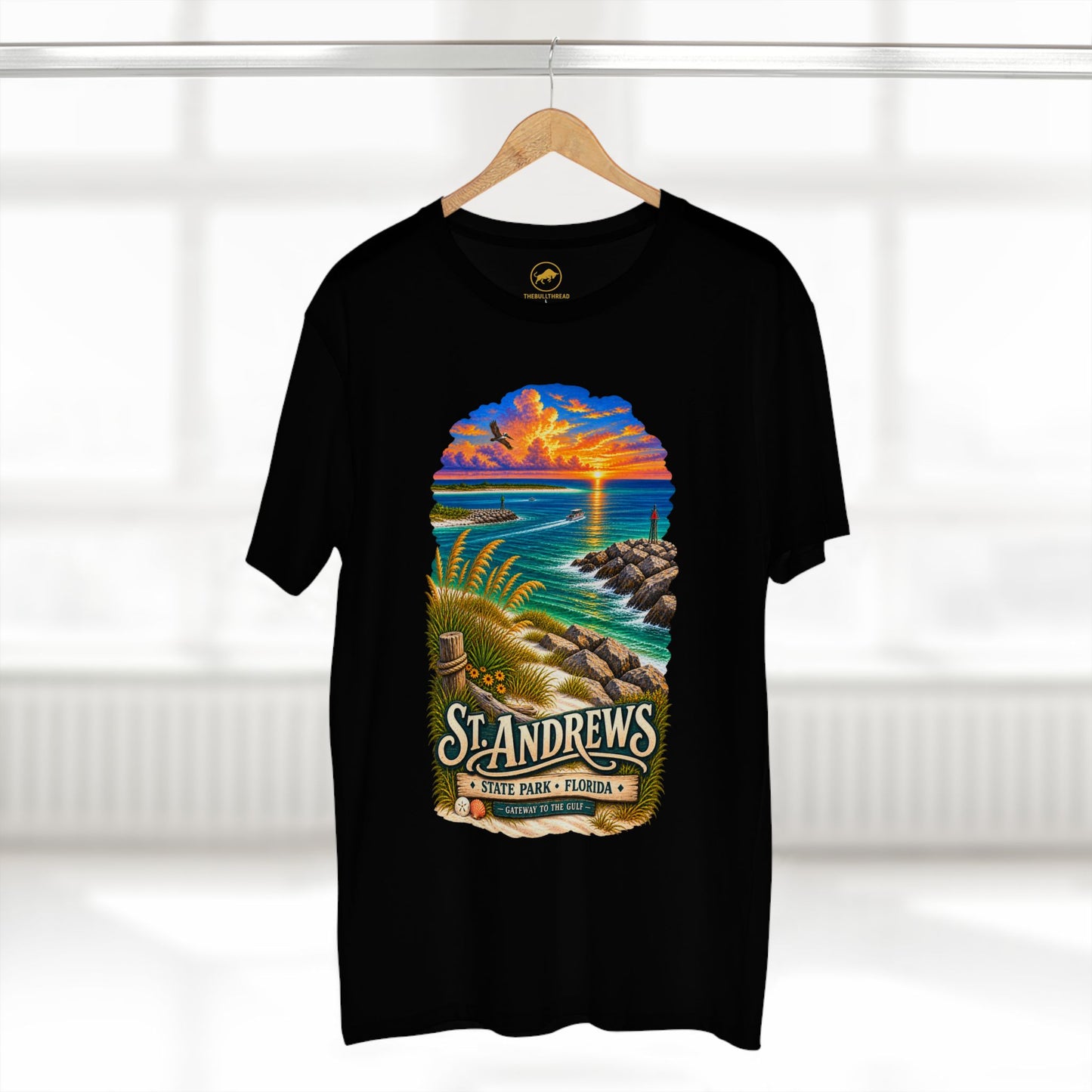 St Andrews State Park Shirt, Panama City Beach Florida Vintage Graphic Tee.