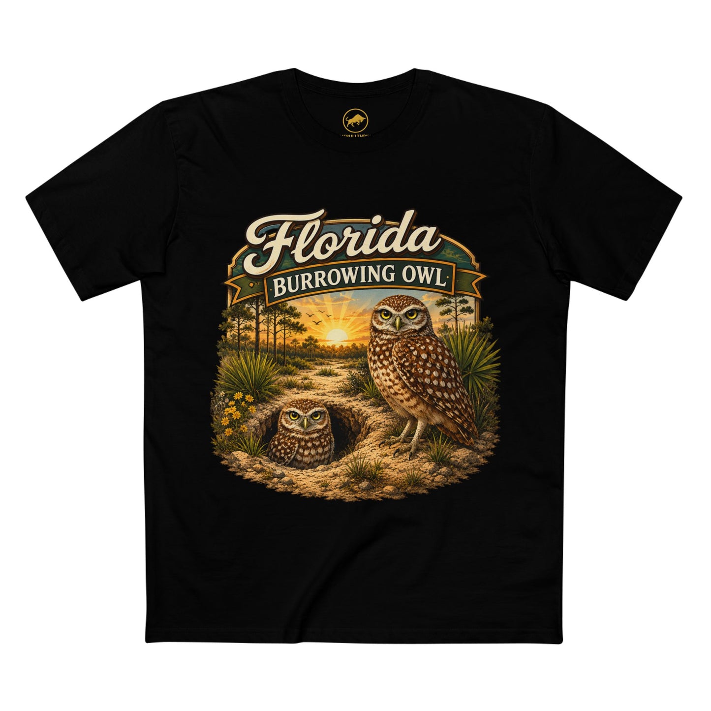 Florida Burrowing Owl Shirt, Florida Wildlife Shirt, Burrowing Owl Tee, Nature Lover Gift, Bird Watching Shirt, Florida Bird Shirt, Premium.