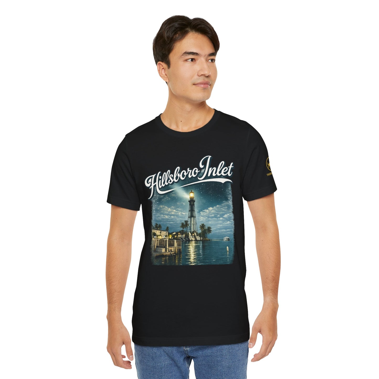 Hillsboro Inlet Shirt, Florida Coastal Tee, Lighthouse Graphic Shirt, Pompano Beach Tee, Broward County Shirt, South Florida Shirt.