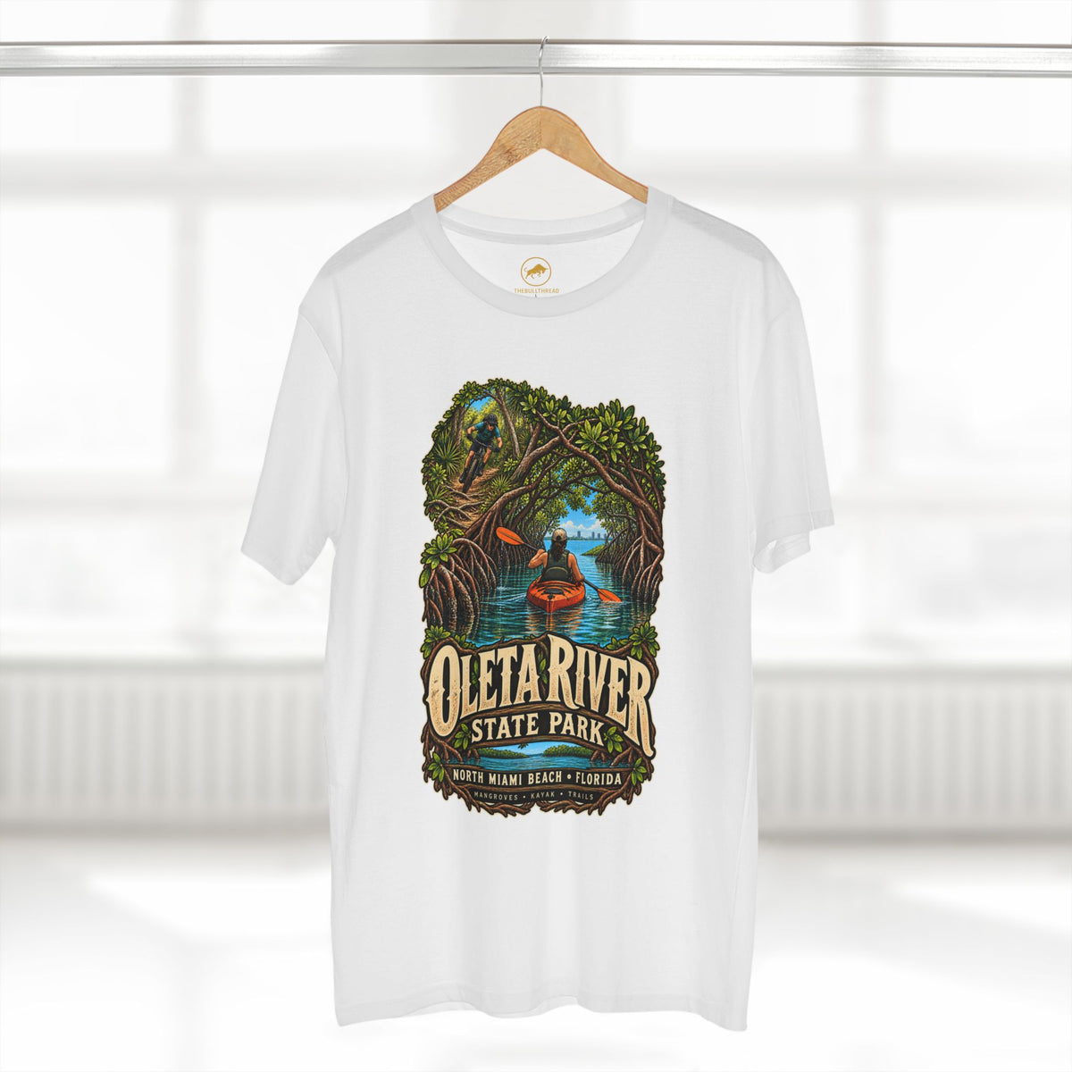 Oleta River State Park Shirt, North Miami Beach Mangrove Kayaking and Mountain Bike Tee