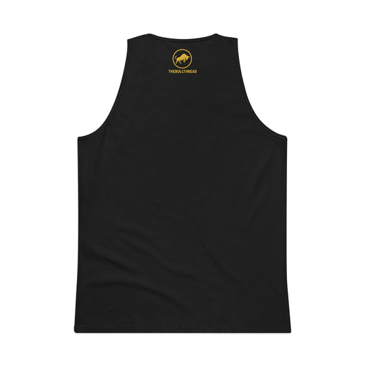 Premium Florida Flag Tank Top | Florida State Flag Tank | Coastal Beach Tank | Black Cotton Heritage MC1790 Tank | Florida Beachwear.