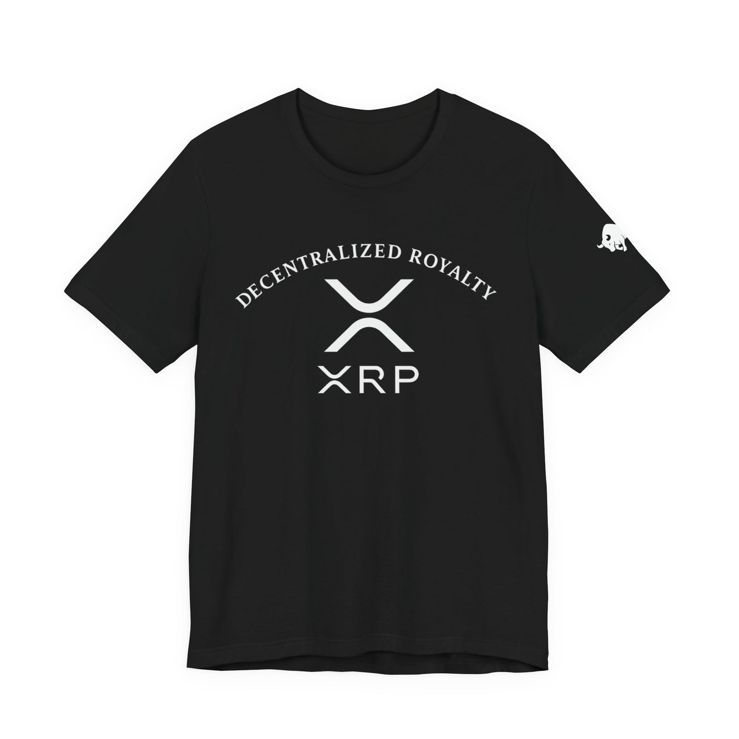 Premium XRP Investor Shirt - Decentralized Royalty Bull Sleeve Design by TheBullThread