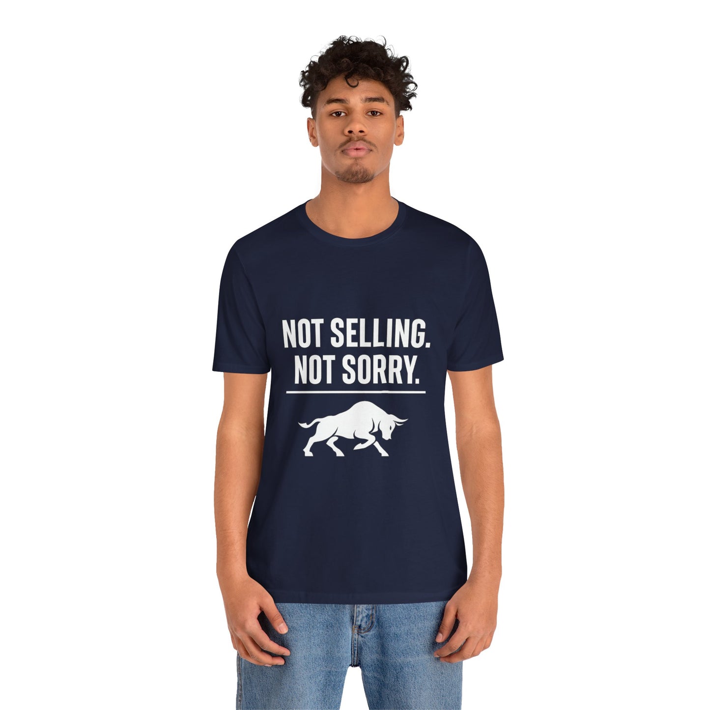 Premium Crypto Investor Shirt - Not Selling, Not Sorry Bull Market Tee by TheBullThread