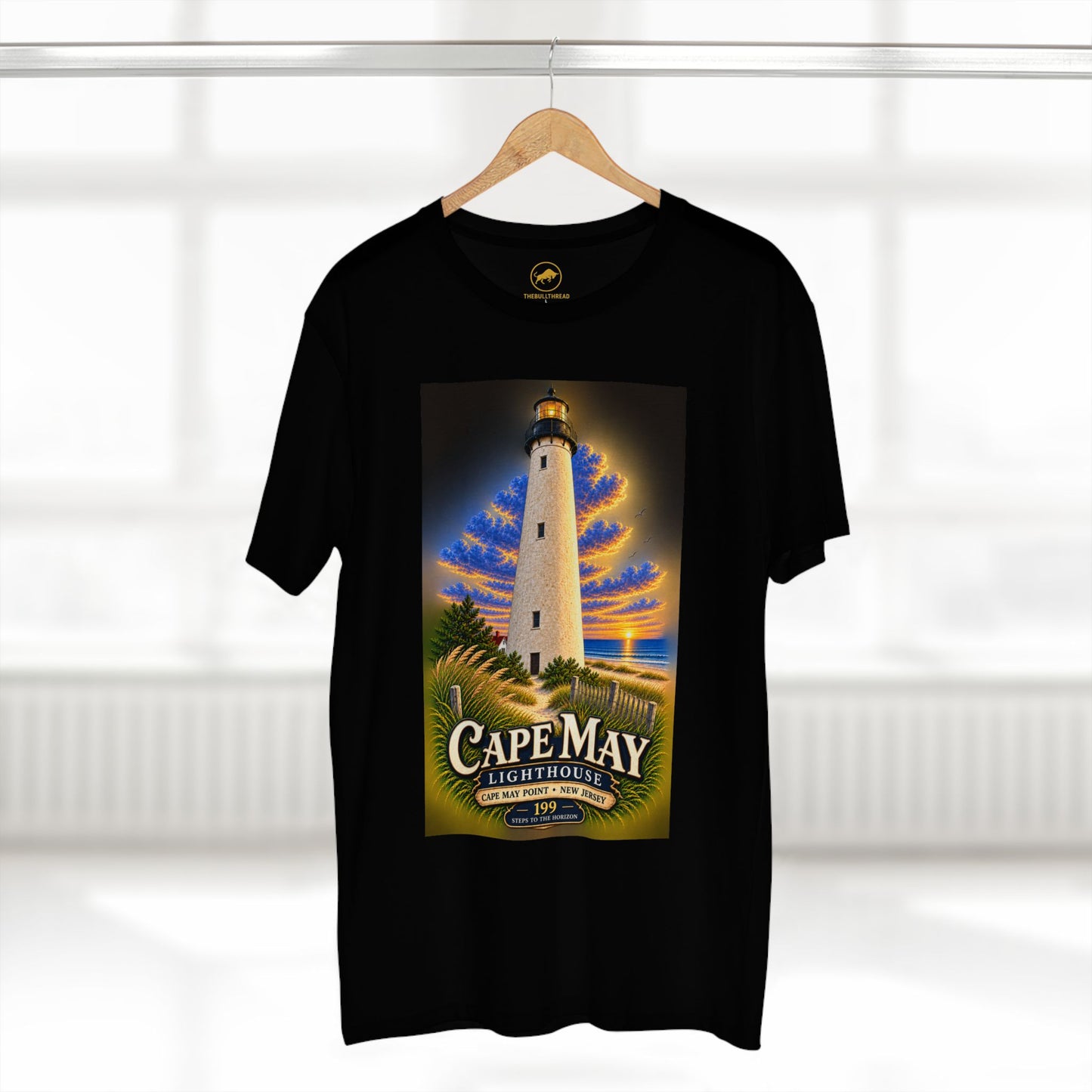 Cape May Lighthouse T-Shirt, Cape May Point New Jersey Coastal Shirt, Jersey Shore Lighthouse Tee