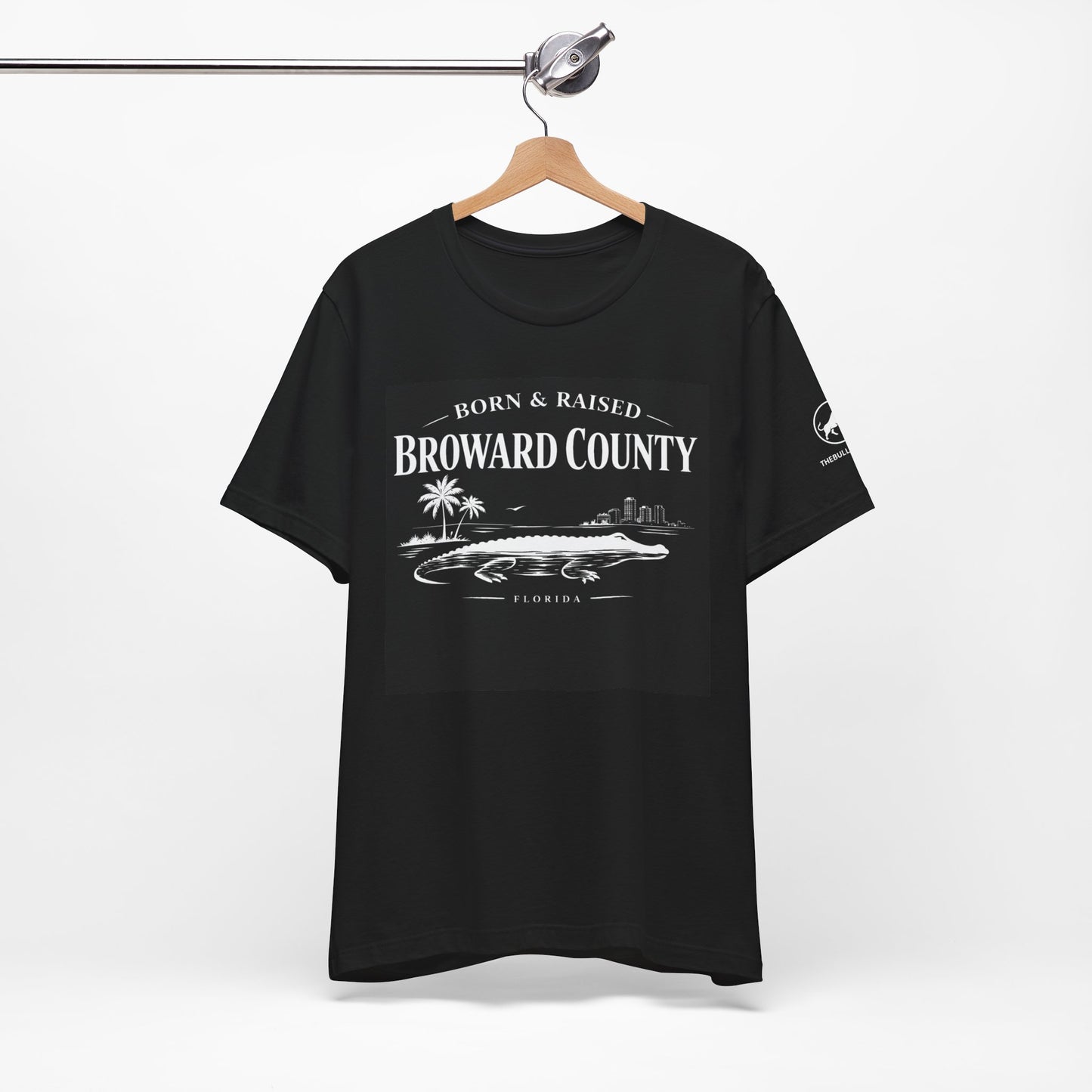 Broward County Born & Raised Shirt, South Florida Gator Tee, 954 Florida Local Shirt, Fort Lauderdale Beach, Premium Streetwear