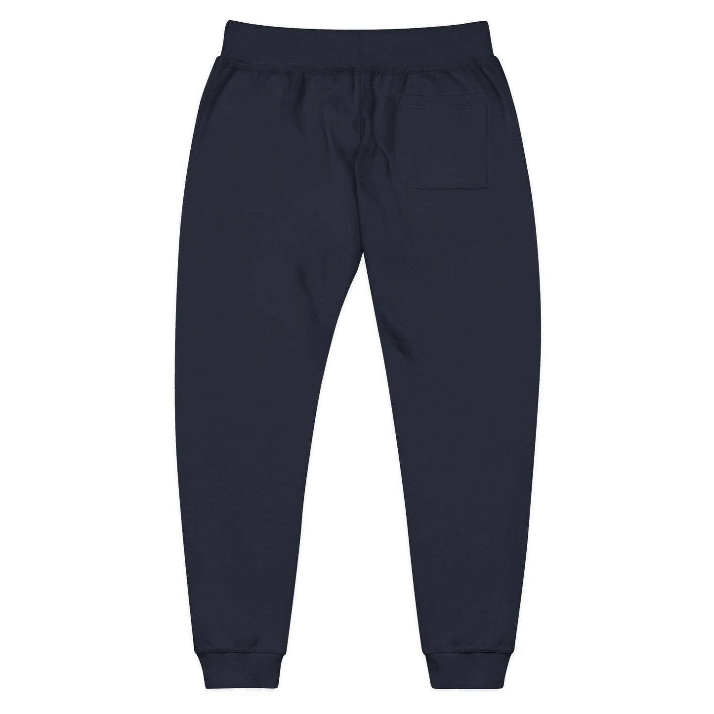 Luxe Fleece Sweatpants - Premium Embroidered Crypto Joggers by TheBullThread