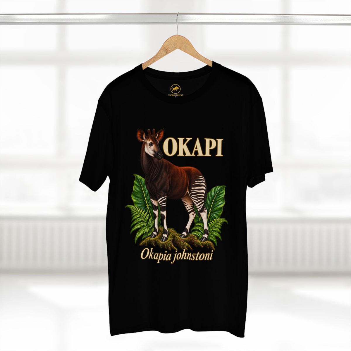 Okapi Shirt, Congo Rainforest Wildlife Tee.