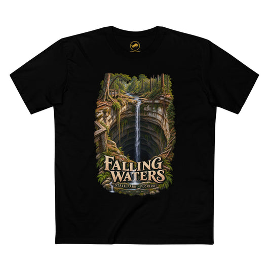 Falling Waters State Park T-Shirt, Floridas Highest Waterfall & Sinkhole Graphic Tee