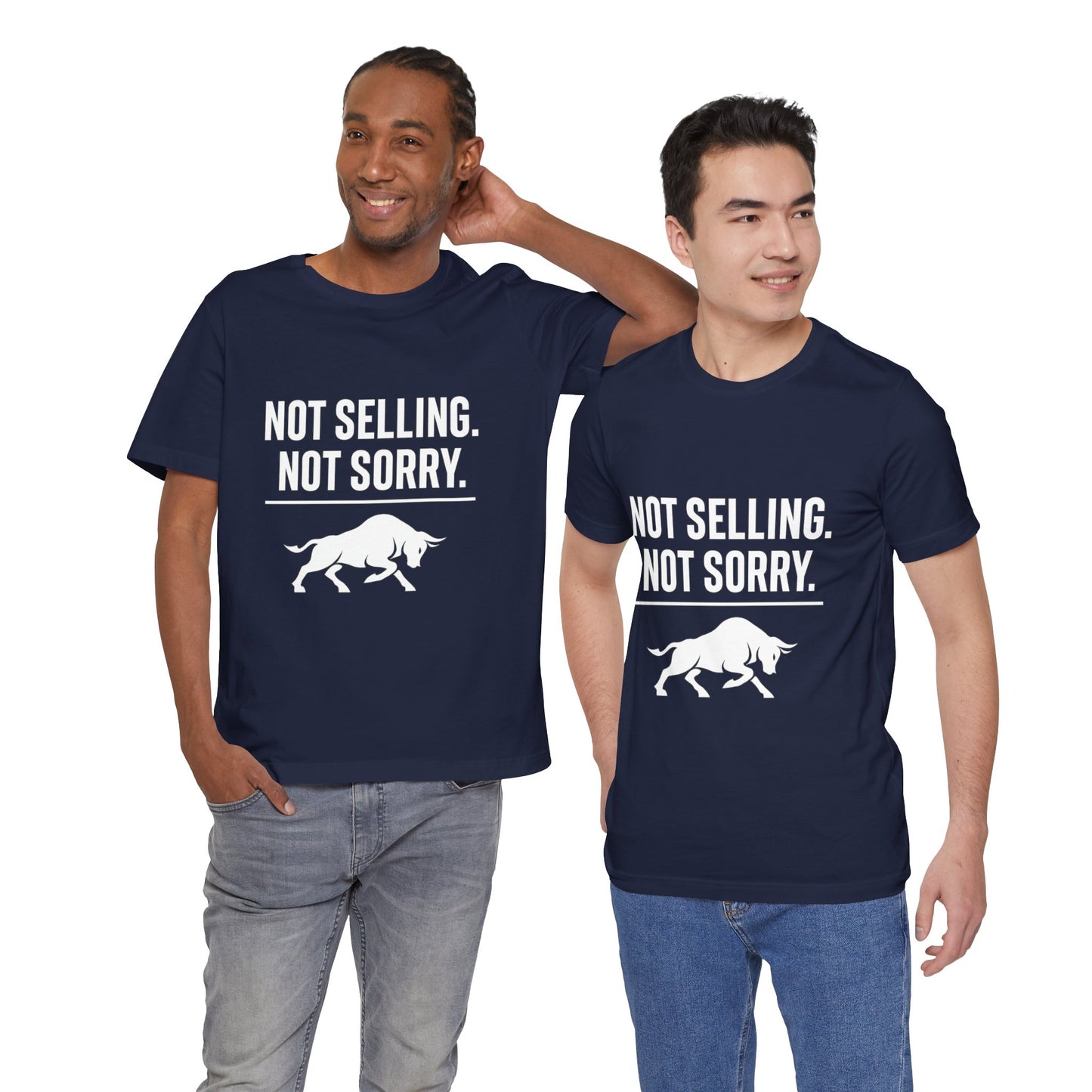 Premium Crypto Investor Shirt - Not Selling, Not Sorry Bull Market Tee by TheBullThread