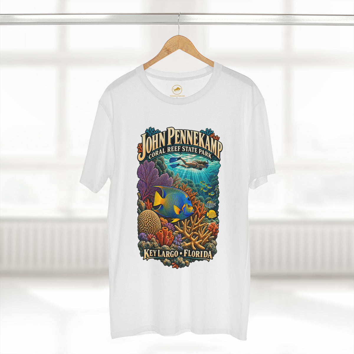 John Pennekamp Coral Reef State Park Shirt - Key Largo Snorkeling Graphic Tee.