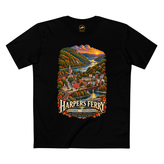 Harpers Ferry West Virginia Shirt, Appalachian Trail Tee, Potomac Shenandoah Rivers, Historic Town Travel T-Shirt, WV Gift.