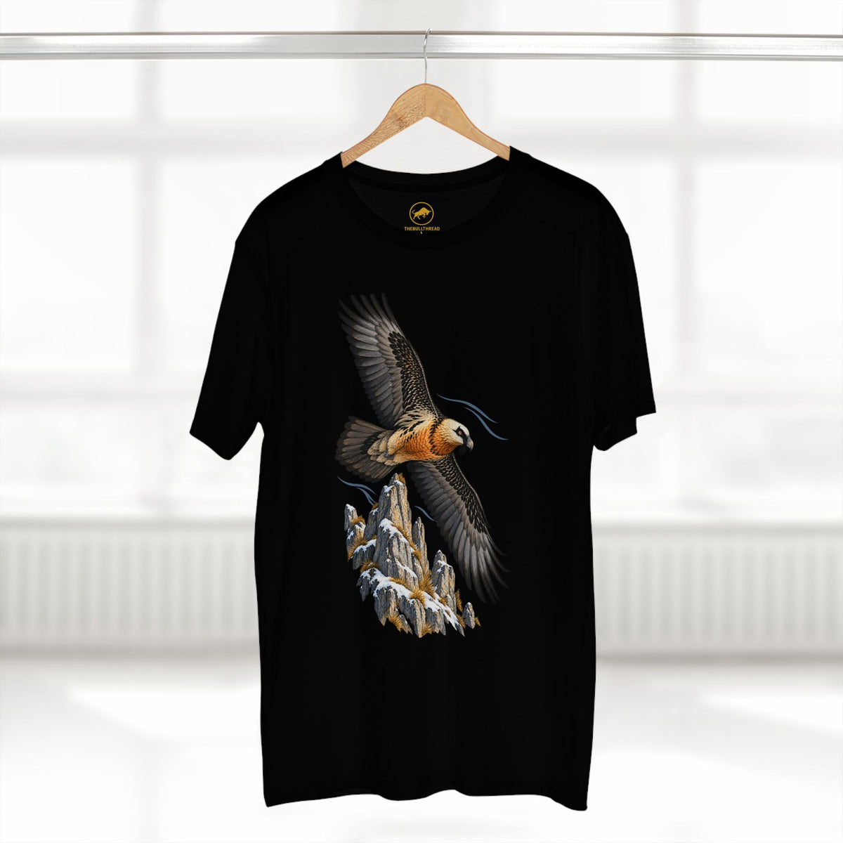 Bearded Vulture Shirt, Alpine Mountain Raptor Tee, Birdwatcher and Wildlife Gift.