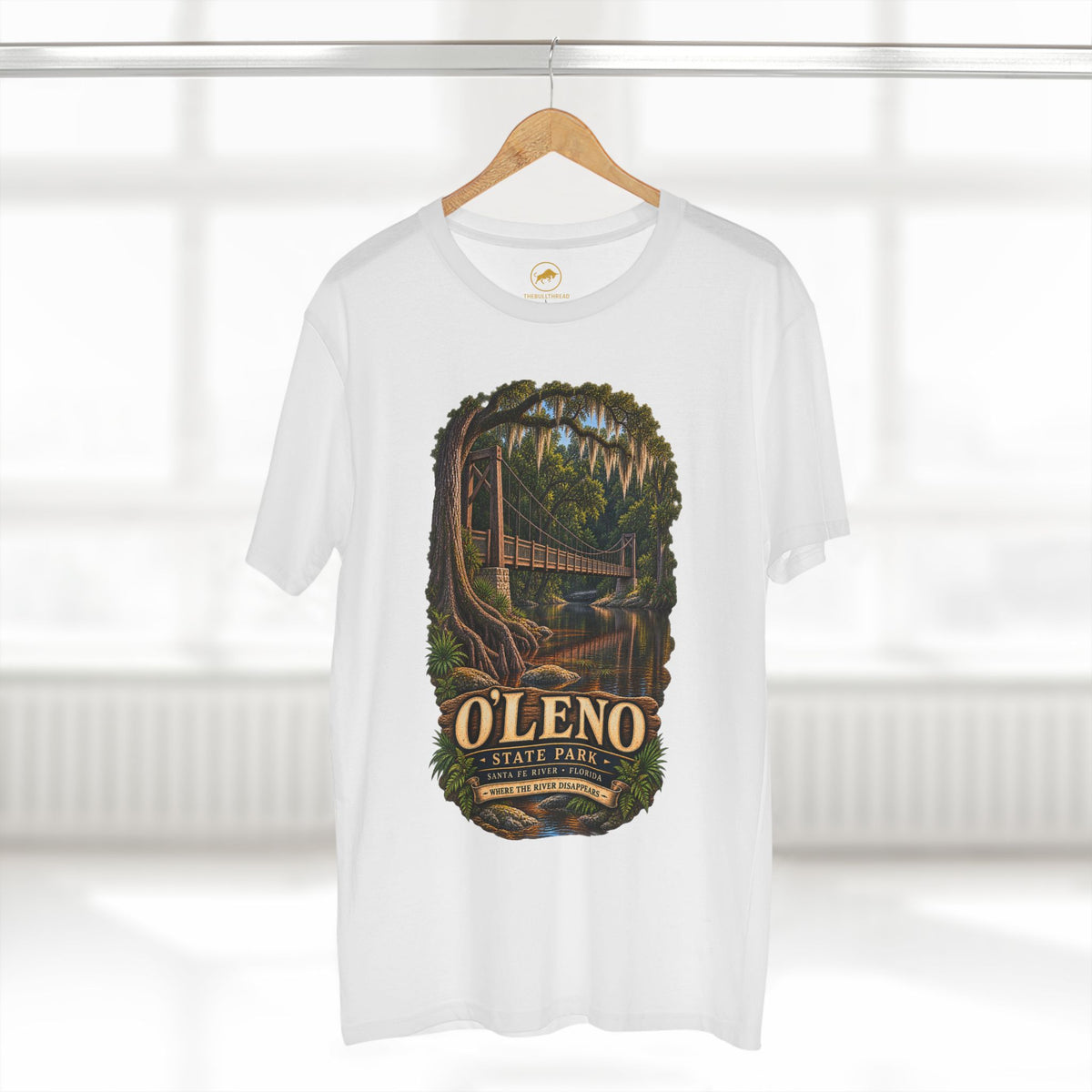 O Leno State Park Shirt Santa Fe River Florida Tee Historic Suspension Bridge.