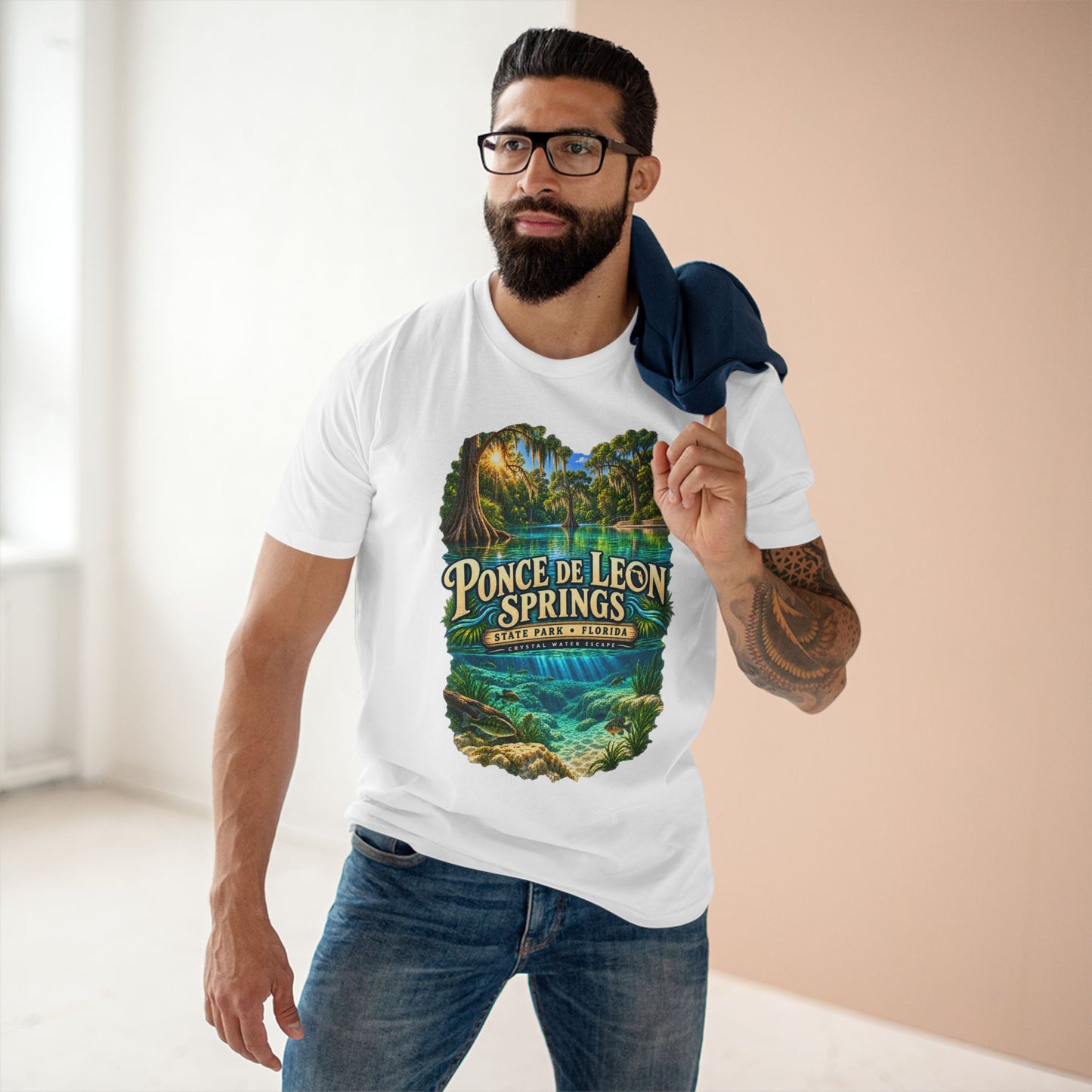 Ponce de Leon Springs State Park T-Shirt, Florida Nature Graphic Tee.
