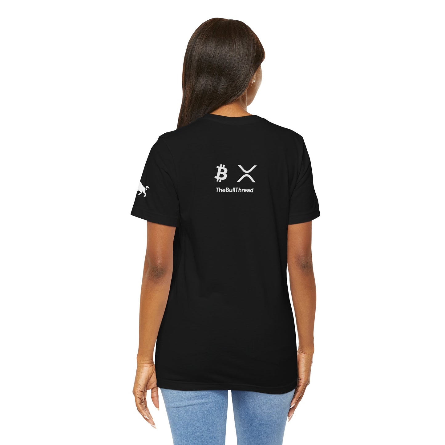 Premium Crypto Tee – HODL Stake Repeat Minimalist Streetwear by TheBullThread