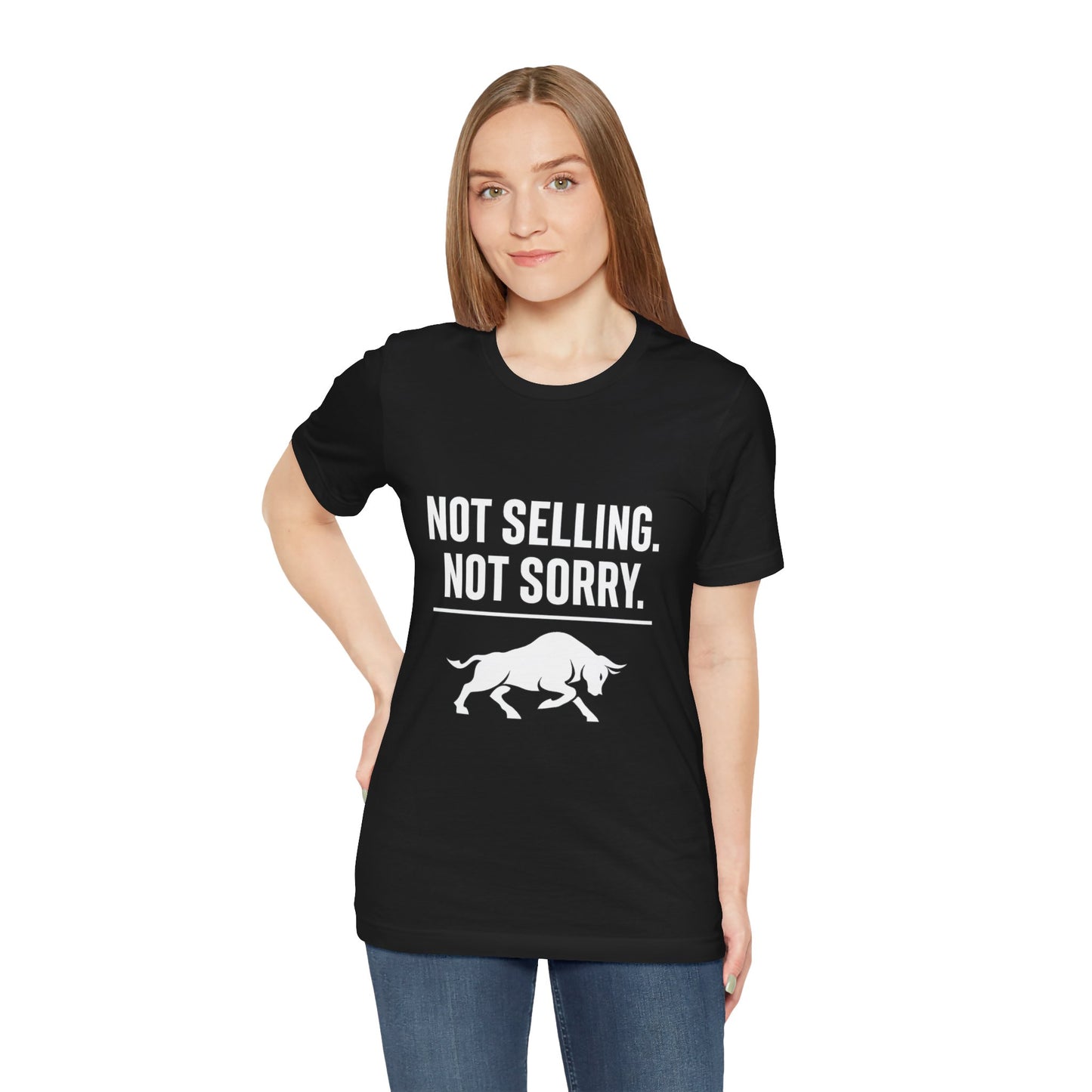 Premium Crypto Investor Shirt - Not Selling, Not Sorry Bull Market Tee by TheBullThread