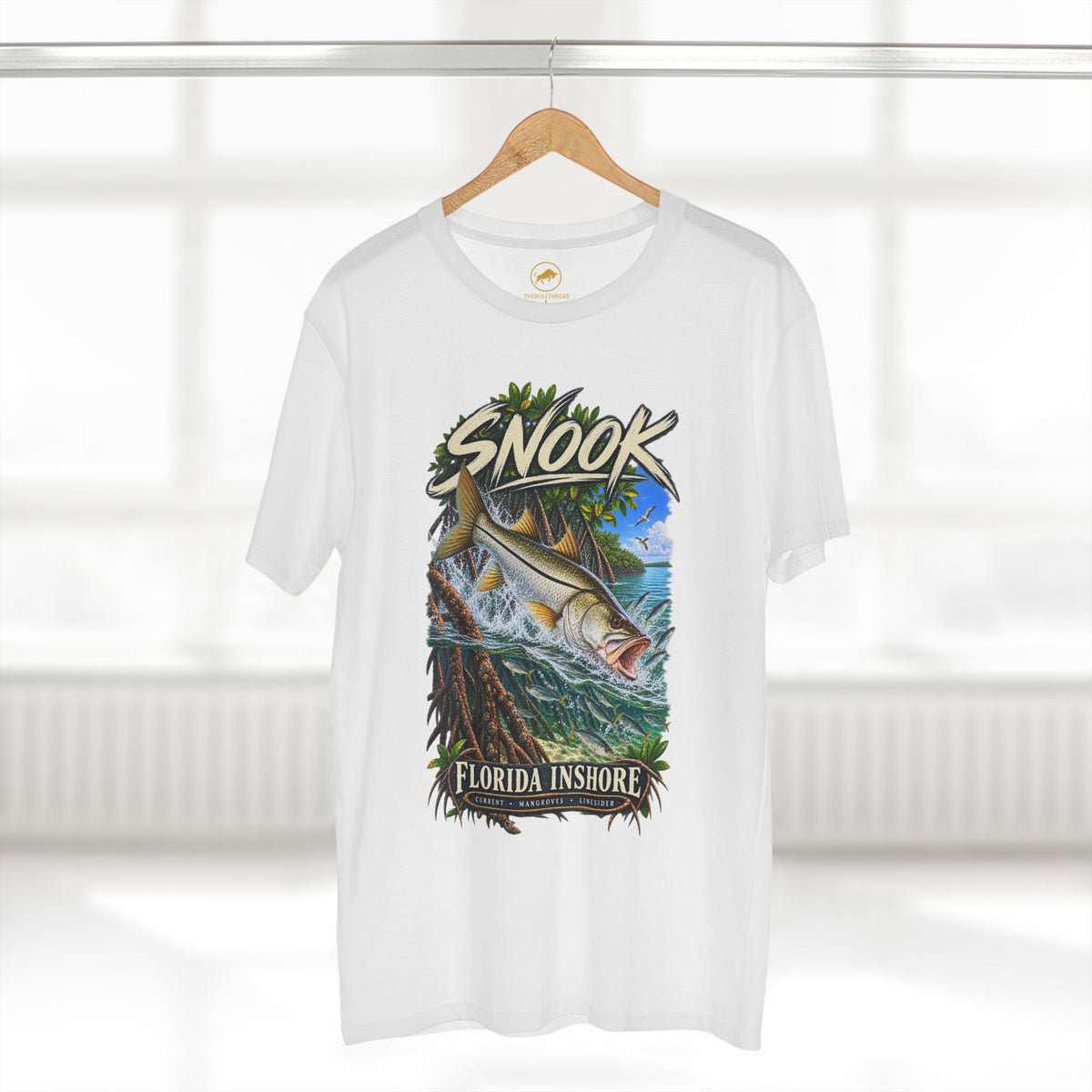 Snook Fishing Shirt - Florida Inshore Common Snook Mangrove Angler Tee.